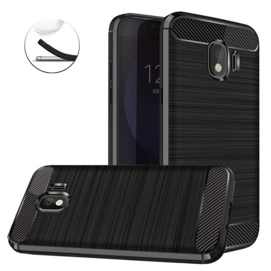 Чехол для мобильного телефона Laudtec для Samsung J4/J400 Carbon Fiber (Black) (LT-J400F) Чехол для мобильного телефона Laudtec для Samsung J4/J400 Carbon Fiber (Black) (LT-J400F)