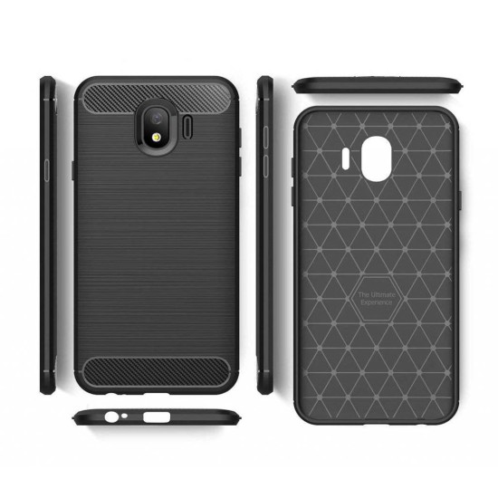 Чехол для мобильного телефона Laudtec для Samsung J4/J400 Carbon Fiber (Black) (LT-J400F) Чехол для мобильного телефона Laudtec для Samsung J4/J400 Carbon Fiber (Black) (LT-J400F)