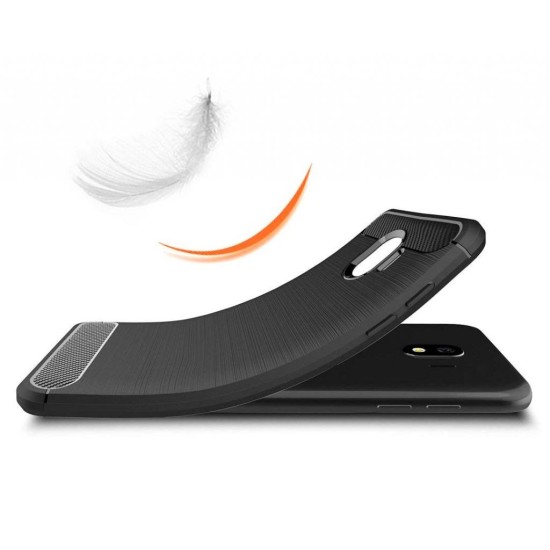 Чехол для мобильного телефона Laudtec для Samsung J4/J400 Carbon Fiber (Black) (LT-J400F) Чехол для мобильного телефона Laudtec для Samsung J4/J400 Carbon Fiber (Black) (LT-J400F)