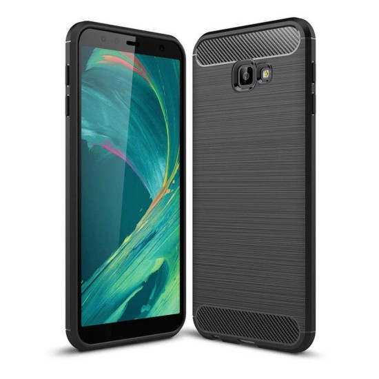 Чехол для мобильного телефона Laudtec для Samsung J4 Plus/J415 Carbon Fiber (Black) (LT-J415F) Чехол для мобильного телефона Laudtec для Samsung J4 Plus/J415 Carbon Fiber (Black) (LT-J415F)