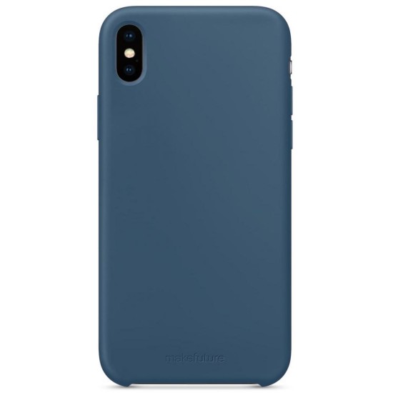Чехол для мобильного телефона MakeFuture Silicone Case Apple iPhone XS Max Blue (MCS-AIXSMBL) Чехол для мобильного телефона MakeFuture Silicone Case Apple iPhone XS Max Blue (MCS-AIXSMBL)