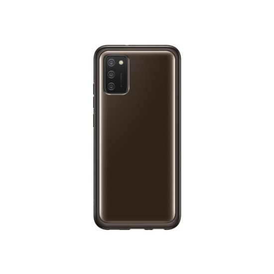Чехол для мобильного телефона Samsung Soft Clear Cover Galaxy A02s (A025) Black (EF-QA025TBEGRU) Чехол для мобильного телефона Samsung Soft Clear Cover Galaxy A02s (A025) Black (EF-QA025TBEGRU)