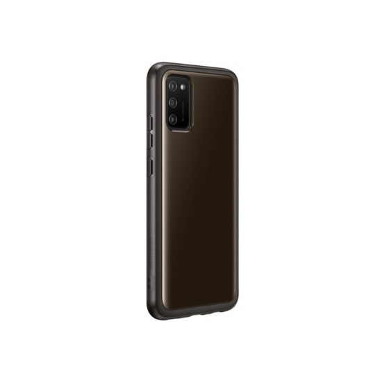 Чехол для мобильного телефона Samsung Soft Clear Cover Galaxy A02s (A025) Black (EF-QA025TBEGRU) Чехол для мобильного телефона Samsung Soft Clear Cover Galaxy A02s (A025) Black (EF-QA025TBEGRU)
