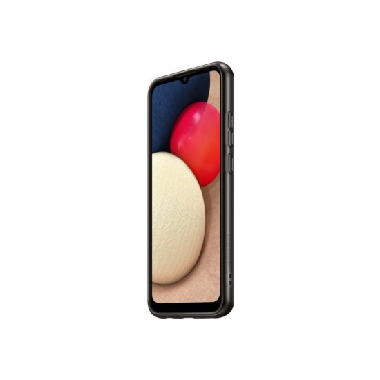 Чехол для мобильного телефона Samsung Soft Clear Cover Galaxy A02s (A025) Black (EF-QA025TBEGRU) Чехол для мобильного телефона Samsung Soft Clear Cover Galaxy A02s (A025) Black (EF-QA025TBEGRU)