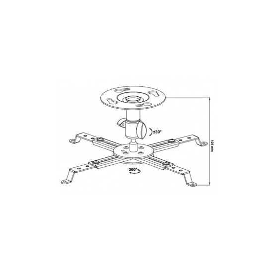 Кронштейн для проектора Walfix PB-14W Кронштейн для проектора Walfix PB-14W
